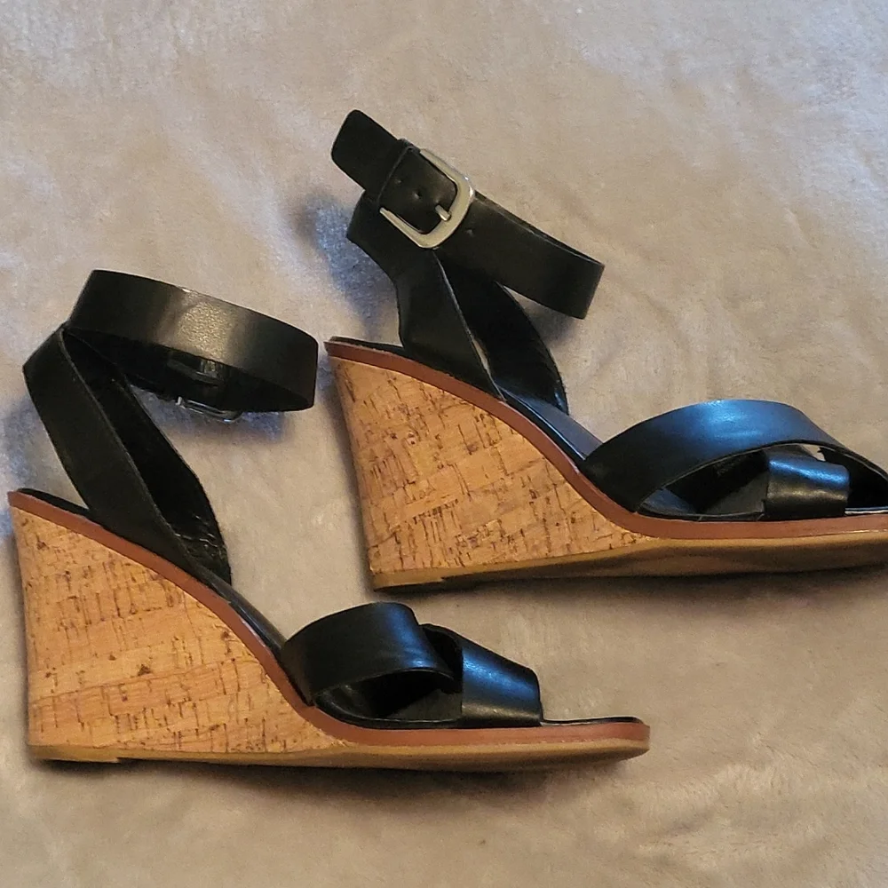 A New Day Strappy Wedge Sandals